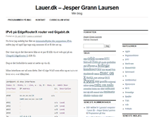 Tablet Screenshot of lauer.dk